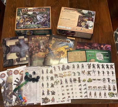 PATHFINDER 2nd Edition Beginner Box 2020 Complete Unpunched Paizo