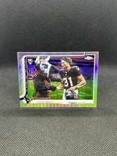 2025 Topps Chrome Football Jayden Higgins Rookie Refractor Imagile Variation SSP