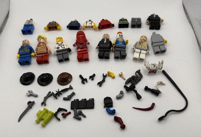 LEGO Mini Figures and Accessories Lot:  See Pictures, Actual Items