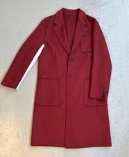 PRADA 2013ss Prada bi-color coat Size 48 Burgundy/White