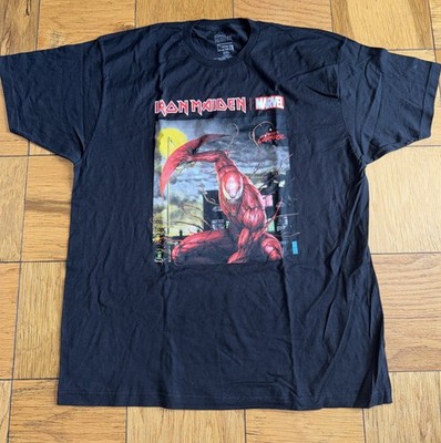 Iron Maiden Absolute Carnage Marvel Comic Black Tee T-shirt Size 2XL Rock Band