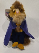 Vintage Disney Store - Beast Beauty And The Beast - Bean Bag Plush 8"