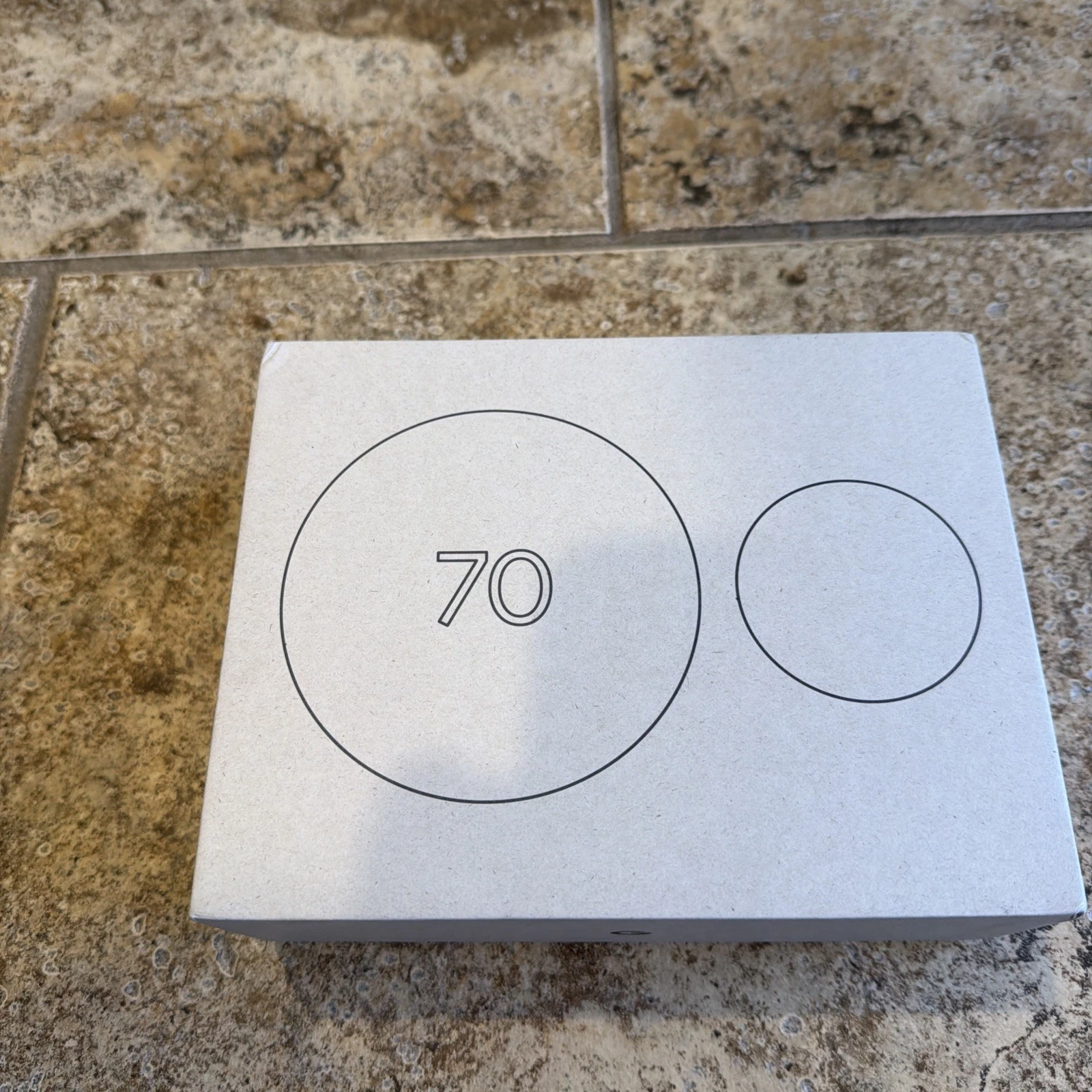 Google Nest Learning Thermostat 4th Gen w/ Sensor - Polished Obsidian - opened