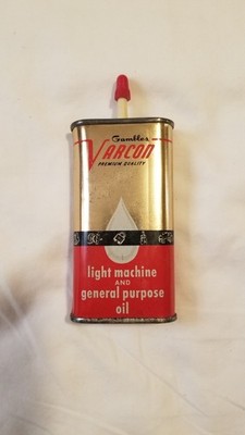 OLD VINTAGE GAMBLES VARCON MACHINE GENERAL PURPOSE 3 OZ  TIN  (FULL SEALED CAN)