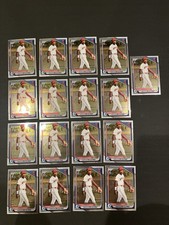 (17x) Greylin De La Paz 2024 Bowman Chrome 1st Lot - Los Angeles Angels !