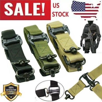 Retro Adjust Tactical Quick Detach QD 1 or 2Point Multi Mission 1.2'' Rifle Sling