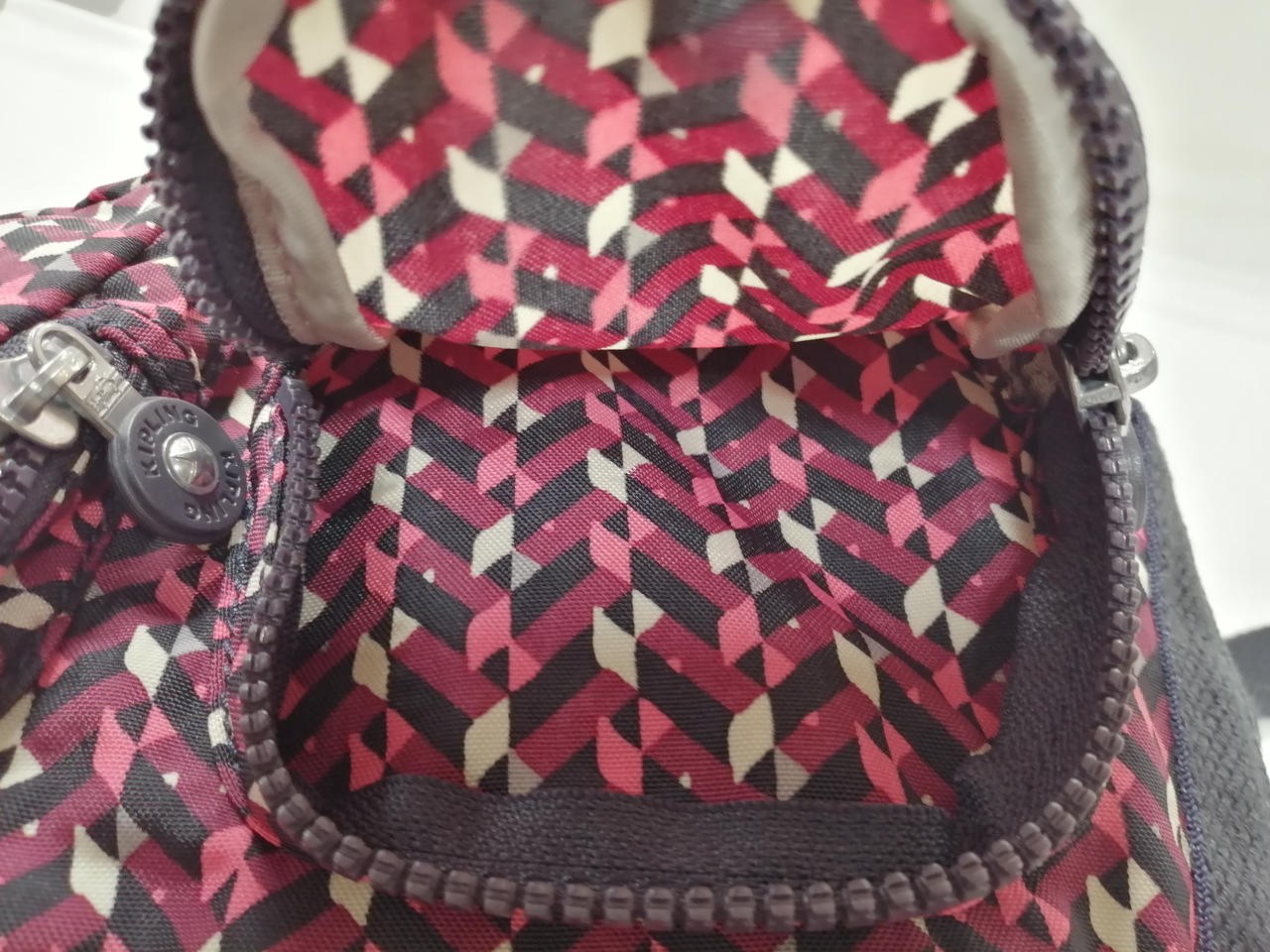 KIPLING PPL geometric pattern Kipling backpack Ja… - image 11