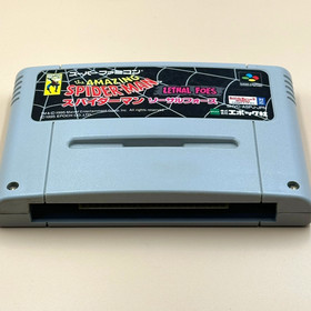 The Amazing Spider-Man Lethal Foes Super Famicom Japan SFC Game Cartridge Rare