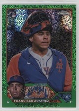 2023 Topps Chrome Update Green Speckle Refractor 19/99 Francisco Alvarez h2j