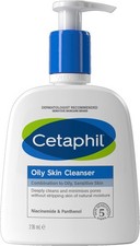 Cetaphil Oily Skin Cleanser 236ml Face Wash For Combination to Oily Sensitive
