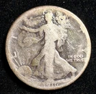 1916 Walking Liberty Half Dollar. AG. First Year For Type.