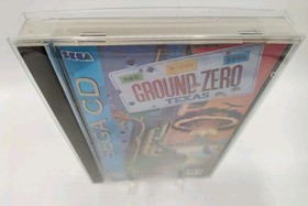 Ground Zero Texas (Sega CD, 1993) *CIB w/ Reg Card + Case Protector* VGC* Tested