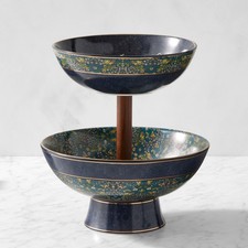 Morris Co. x Williams Sonoma Cotswold Two-Tier Fruit Bowl