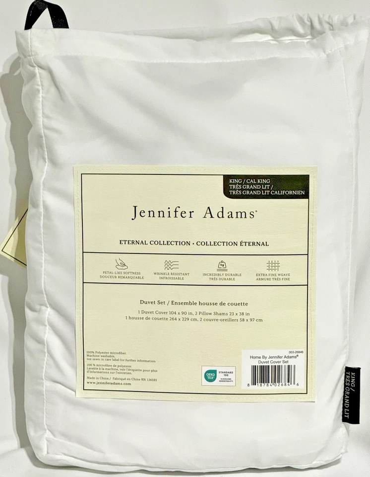 Juego de funda nórdica de 3 piezas Home by Jennifer Adams KING/CALI KING Foto 2 de 2