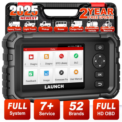 Launch CRP129 HD Heavy Duty Truck KFZ Diagnosegerät OBD2 Scanner ALLE SYSTEM