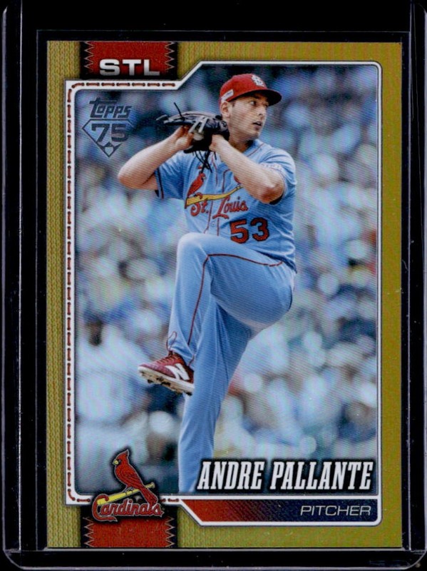 2026 Topps Andre Pallante Gold Rainbow Foil #/50 Cardinals