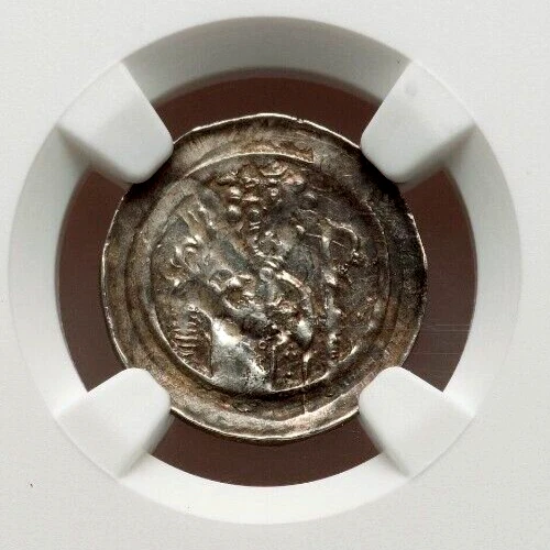 Germany Strassburg 1150 - 1190 Silver Denar NGC MS60