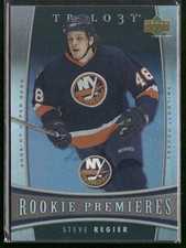 2006-07 Upper Deck Trilogy Steve Regier RC /999 #130 New York Islanders