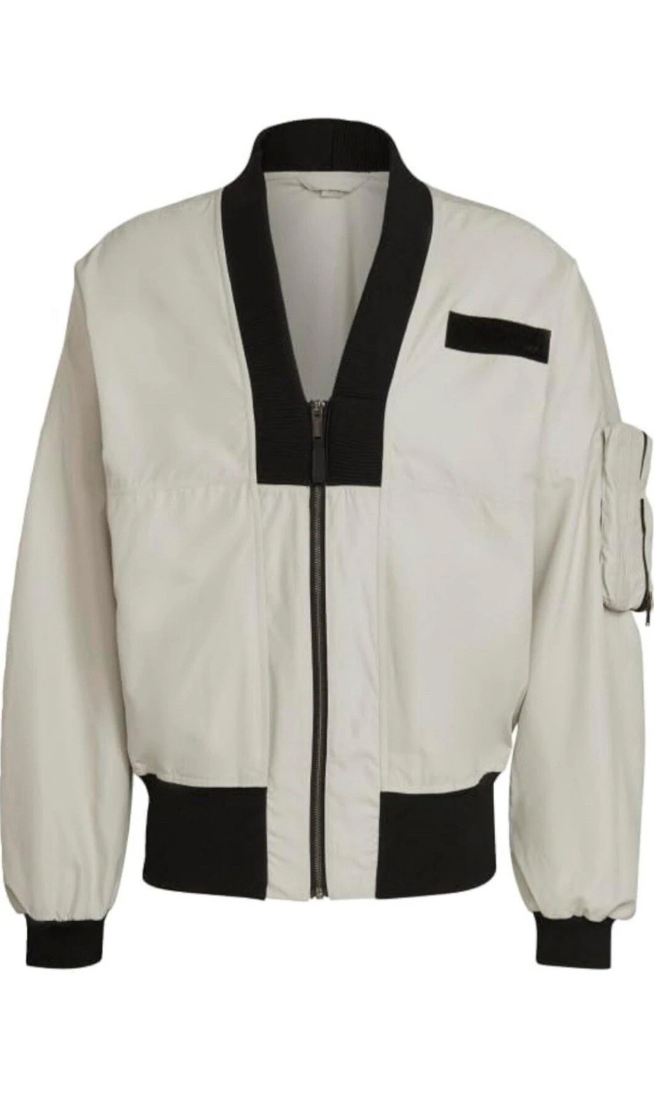 Adidas Originals Parley Bomber Jacket Men Aluminum Sz S Fits M HT3408