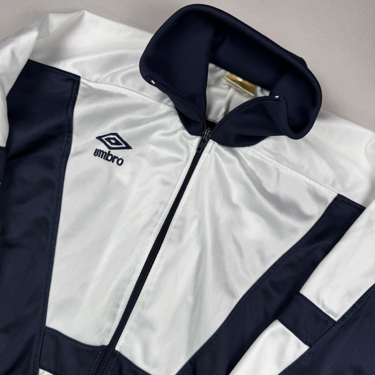 Vintage Umbro Track Jacket - Full Zip - Colorblock - Logo - Soccer