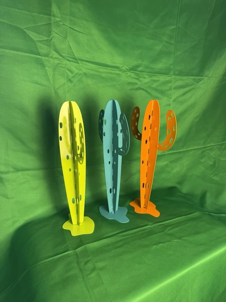 3件装11.5英寸小型假仙人掌植物人造仙人掌植物 — 第 3/4 张图片