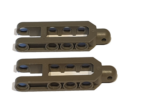 LEGO Technic 2x Aufhänung Querlenker 2738 6,5x2 dunkel Grau