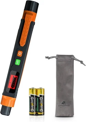 ZANGANG Natural Gas Leak Detector, Portable Gas Sniffer with Audible & Visual Alarm, for