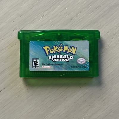 Pokemon Emerald Authentic, GBA, New Battery