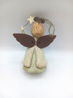 Bethany Lowe Angel Ornament Star Wand Present Girl Metal Wings Hallmark — photo 5