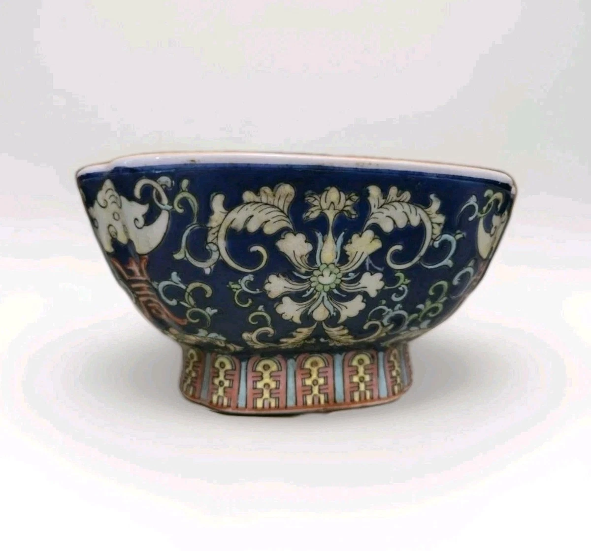 香合   中華民国倣清乾隆   1客 乾隆标记切入中国古董碗| eBay