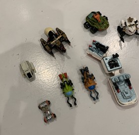 Galoob Micro Machines Lot Hummer Shark Military Planes Boats Playsets Trucks