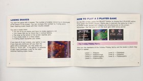 Snake Rattle N Roll Nintendo NES Instruction Manual ONLY