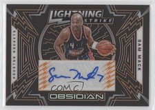 2020-21 Panini Obsidian Electric Etch Orange 36/50 Sam Mack #LS-SAM Auto 07mp