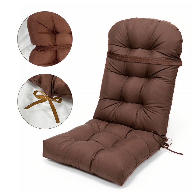 Cushion Water Resistant Chair Pads 43'' X 19'' Cushion