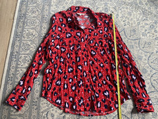 Blusa roja Love & Roses para mujer de la próxima talla 18