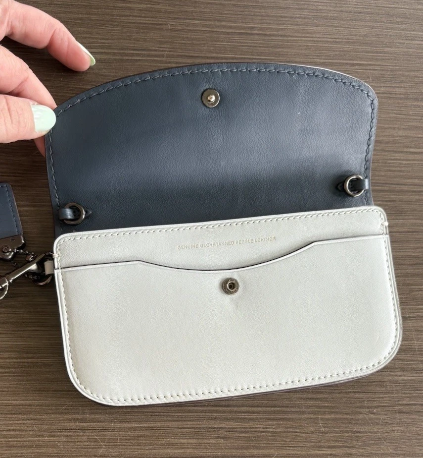 Bolso de mano Coach 1941 2018 azul colorblock con caja Foto 4 de 4