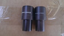 1 pair Bausch & Lomb microscope lens 10x W.F. Stereo 31-15-71