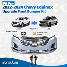 Front Bumper Cover Kit For 2022 2023 2024 Chevy Equinox Ls Lt Upgrade To Rs Front Bumper Cover Kit For 2022 2023 2024 Chevy Equinox Ls Lt Upgrade To Rs
