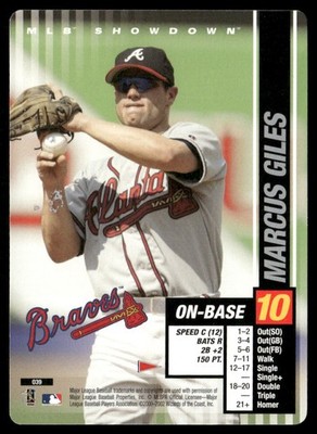 2002 MLB Showdown Pennant Run Marcus Giles #039