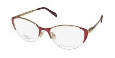 LAURA ASHLEY SARAH 2 TITANIUM EYEGLASS FRAME/EYEWEAR HALF-RIMLESS WOMENS EYEWEAR