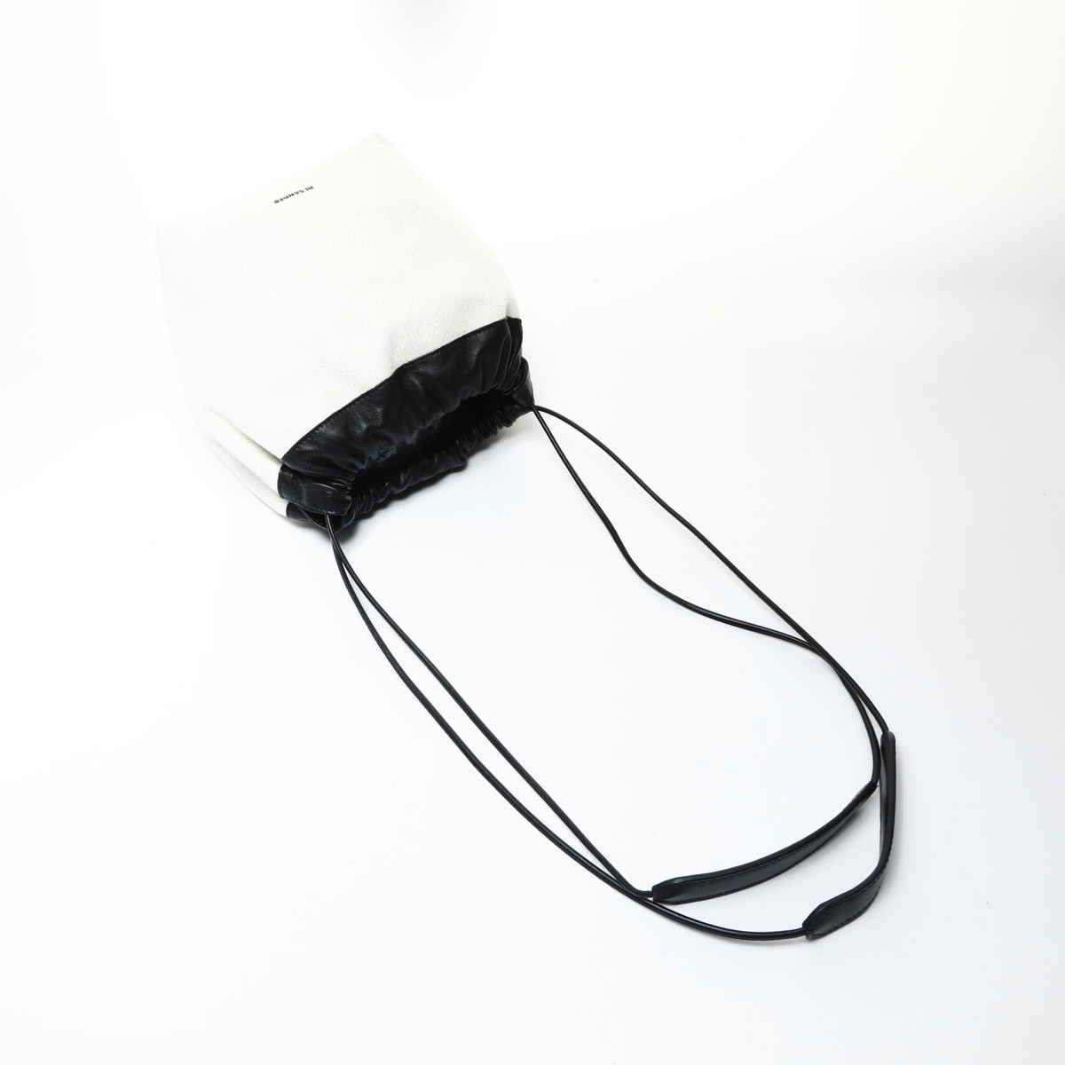 Authentic  JIL SANDER Drawstring Canvas Shoulder … - image 9