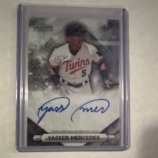 Topps 2023 Bowman Sterling Yasser Mercedes Minnesota Twins Autograph #PA-YM