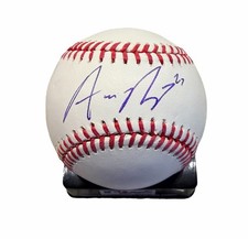 Austin Riley Signed Baseball Atlanta Braves Autographed Auto PSA