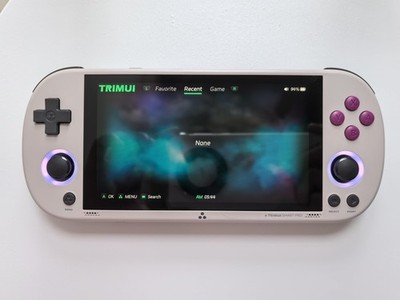 TRIMUI Smart Pro Handheld Game Console, Mini Game Player Compatible with More