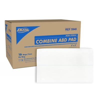 -5940 ABD Pad, Non-Sterile, 5'' x 9'' (Pack of 400)