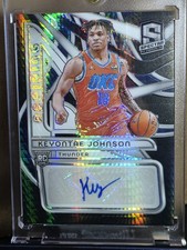 Keyontae Johnson Spectra RC Black Auto /10 SSP OKC