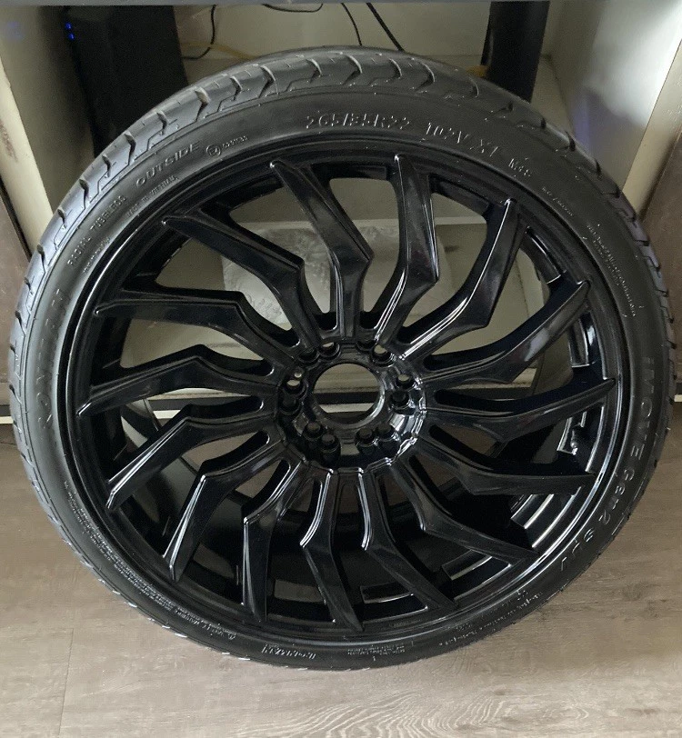 VCT Chopper 22x10 Black Rims & Tires - Bild 4 von 4