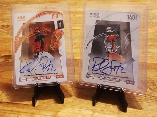 Bo Jackson Battle Arena Rodder (Rod Smith) Fire 23/50 & Steel Inspired Ink Autos