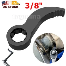 Crowbar Adapter Head Tool Adjustable Angle Head Pry Bar Fits 3/8" Ratchet