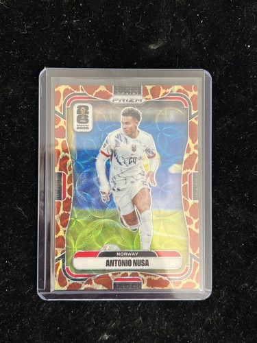 Antonio Nusa 2026 Panini Prizm FIFA World Cup Base Choice Giraffe Prizm Norway